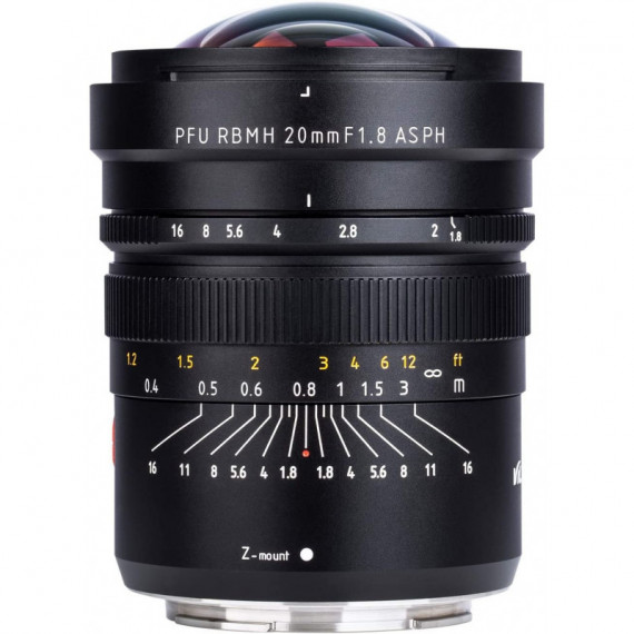 Objetivo VILTROX Pfu Rbmh 20MM F1.8 para Nikon Z
