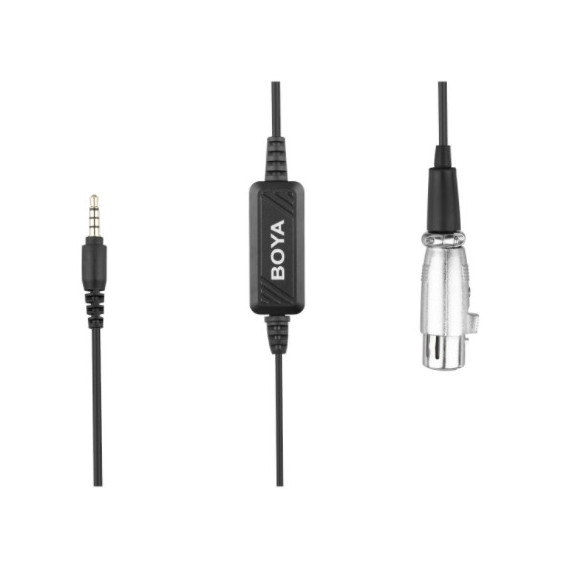 Cable de Micrófono BOYA BY-BCA6 Xlr a 3.5MM