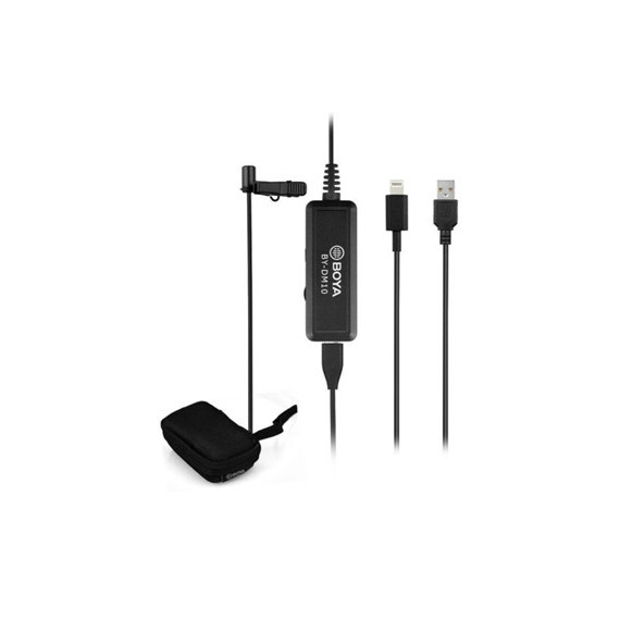 Micrófono de Solapa BOYA BY-DM10 para Ios y Windows