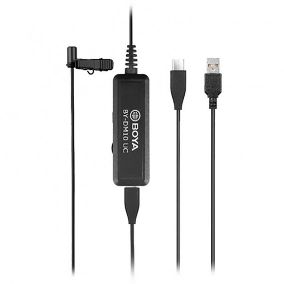 Microfono Lavalier para Android y Pc BOYA BY-DM10 Uc
