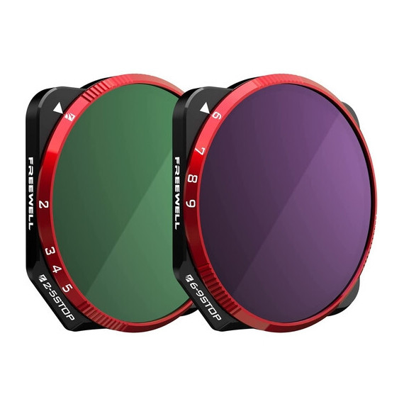 Kit de Filtros Freewell de Densidad Neutra Variable Hard-stop para Dji Mavic 3/MAVIC 3 Cine (paquete de 2)  FREEWELL