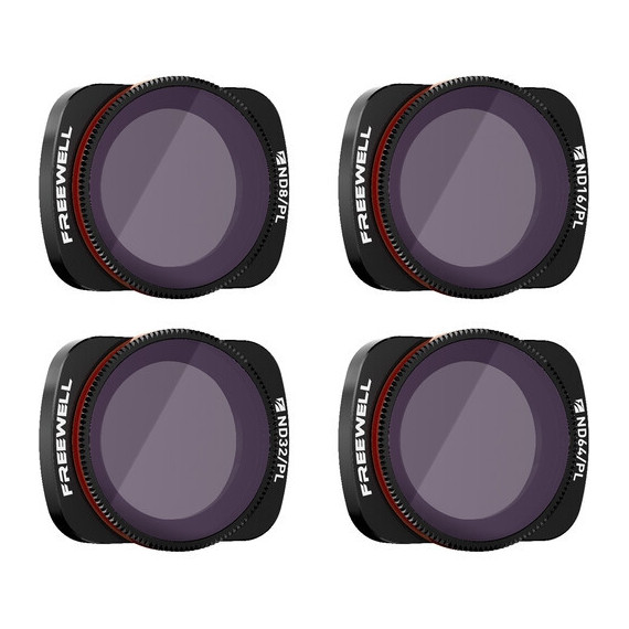 Juego de 4 Filtros Freewell Bright Day para Dji Pocket 2 y Osmo Pocket FREEWELL Juego de 4 Filtros Freewell Bright Day para Dji Pocket 2 y Osmo Pocket FREEWELL
