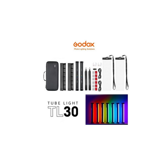 Kit 2 Tubos Led Rgb GODOX TL30