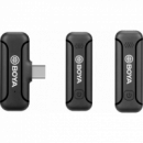 Micrófono Inalámbrico BOYA de Dos Canales de 2,4 Ghz Tipo C