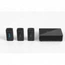 Micrófono Inalámbrico   BOYA BY-XM6-K2  de 2,4 Ghz (1XRX y 2XTX) con Estuche de Carga