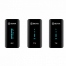 Micrófono Inalámbrico   BOYA BY-XM6-K2  de 2,4 Ghz (1XRX y 2XTX) con Estuche de Carga