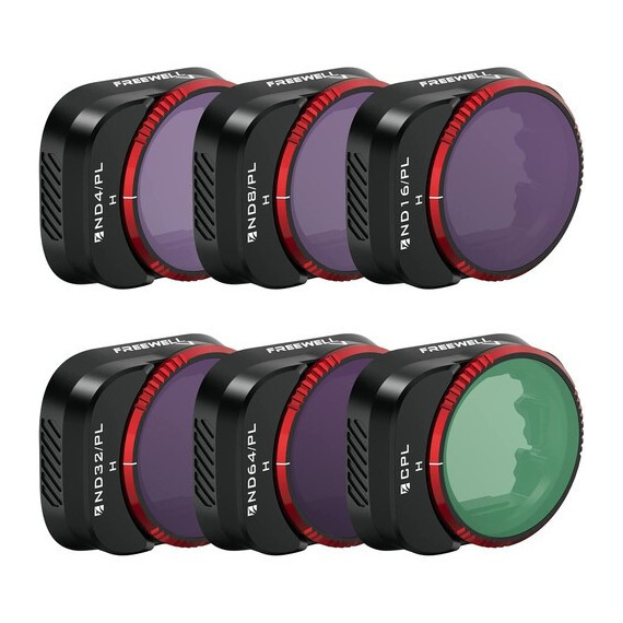 Filtros de Lentes Freewell Bright Day para Dji Mini 3 Pro (paquete de 6)  FREEWELL