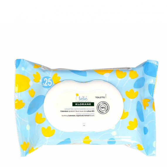 Toallitas Corporales Suaves  KLORANE