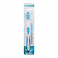 Cepillo Dental Blanco Total Medio Blister  KEMPHOR
