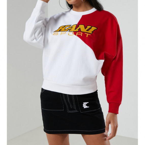 Sudadera Karl Kani blanca y roja PB
