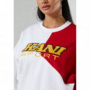 Sudadera Karl Kani blanca y roja PB