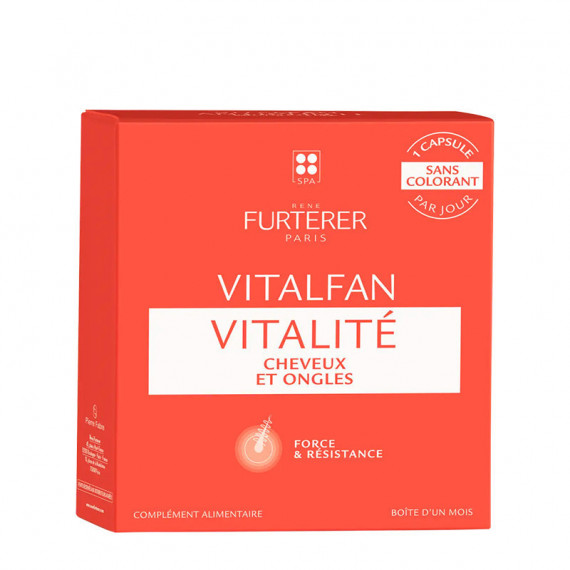 Vitalfan Vitalidad Complemento Alimenticio Vitalidad para Cabello y Uñas  RENÉ FURTERER