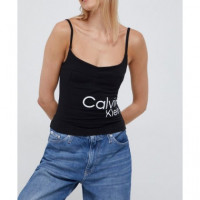 Camiseta Asillas CALVIN KLEIN Negra - Guanxe Atlantic Marketplace