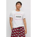Camiseta HUGO Boss Blanca Logo Cuadrado