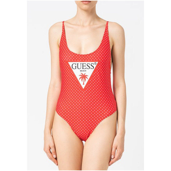 Bañador GUESS Rojo Lunares