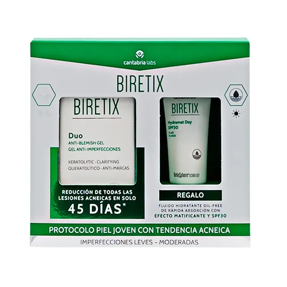 BIRETIX Pack DUO30 Ml + Mt Hydramat