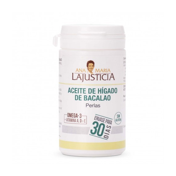 Aceite Higado Bacalao 90 Perl A.justicia  ANA Mª LA JUSTICIA