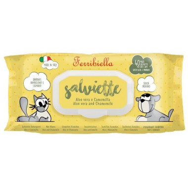 Fb Toallitas Aloe Camomila 40 Ud  FERRIBIELLA
