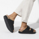 Arizona Grooved Platform Bf Black Veg  BIRKENSTOCK