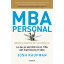 Mba Personal. Edicion Especial 10Âº Aniversario