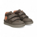 Botin 2 Velcros Combinado Gris  BIOMECANICS