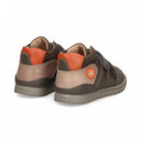 Botin 2 Velcros Combinado Gris  BIOMECANICS