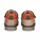 Botin 2 Velcros Combinado Gris  BIOMECANICS