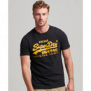 Camiseta de Manga Corta SUPERDRY