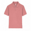 Polo Ecoalf Rosa logo bordado PB