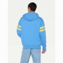 Sudadera TOMMY JEANS Azul Logo Amarillo Pb