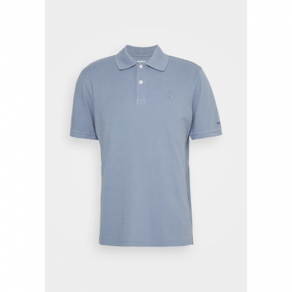 Polo Ecoalf azul grisáceo logo bordado PB