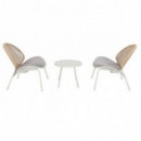 Mueble Jardín NATUUR Met Hawai 2 Sillas