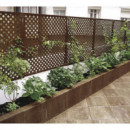 Celosia Plastica Privat Oxido 2,5 Cm 1X2 Metros