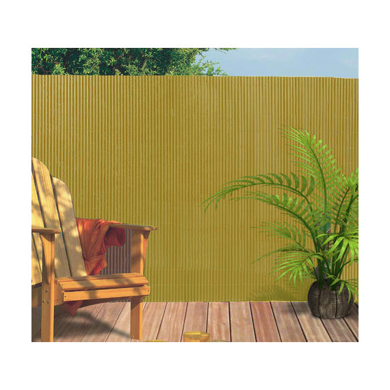 Cañizo Plastico Media Caña Bambu 2X5 Metros  173400