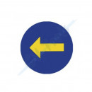 Señal Bolsa de Plástico Nº21 Estrecho Izquierda