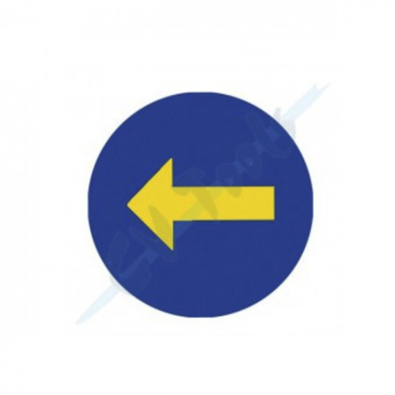 Señal Bolsa de Plástico Nº21 Estrecho Izquierda