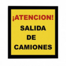 Señal Peligro Salida Camiones ( Bolsa )