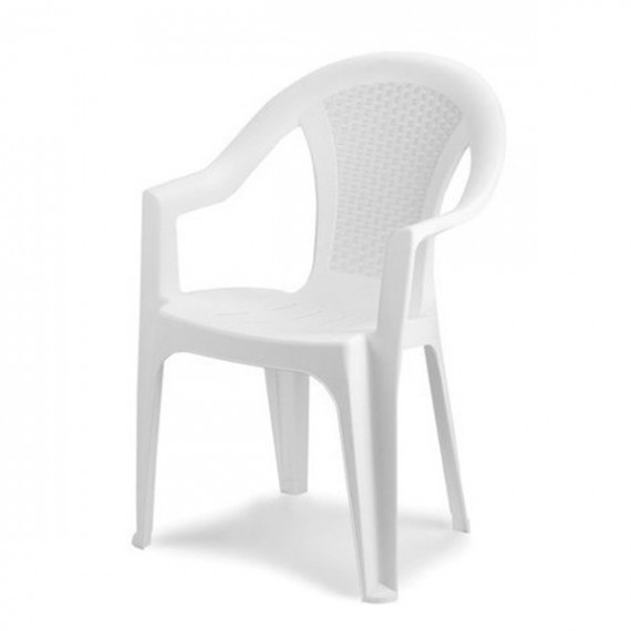 Silla Plastica Ischia Blanca