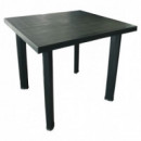 Mesa Plastica Fiocco Cuadrada Verde 75X80 FIO036VE