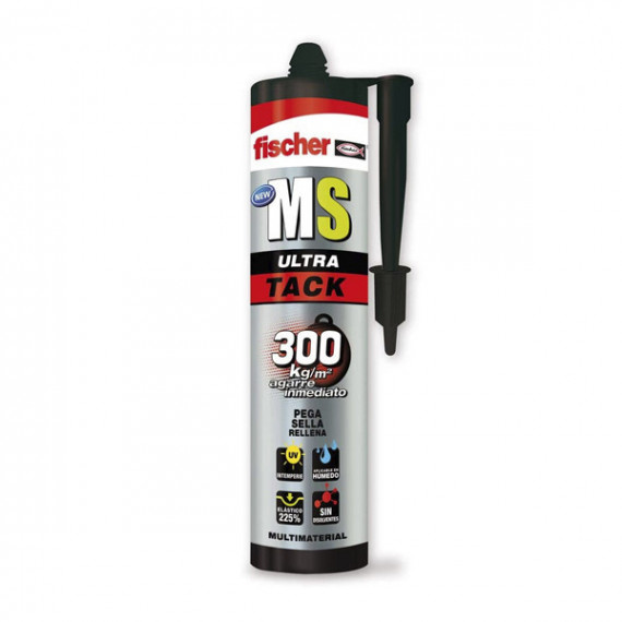 Ms Ultra Tack Adhesivo de Elasticidad Permanente  FISCHER