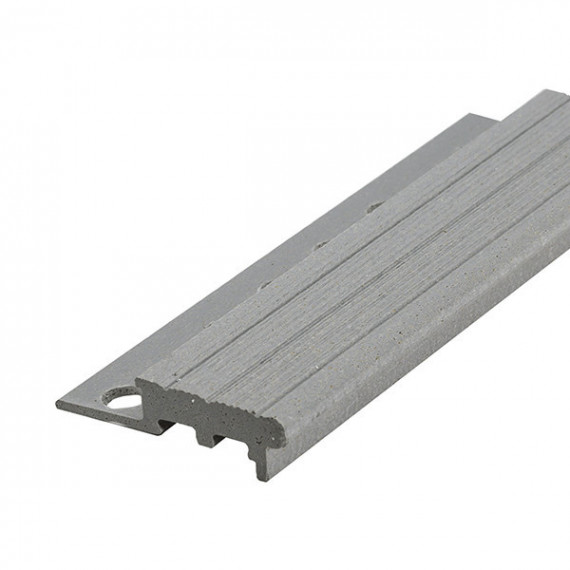 Peldaño Fibra Gris 12 Mm X 250 Cm
