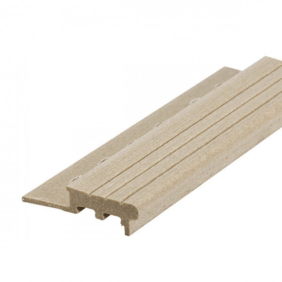 Peldaño Fibra Champagne 12 Mm X 250 Cm