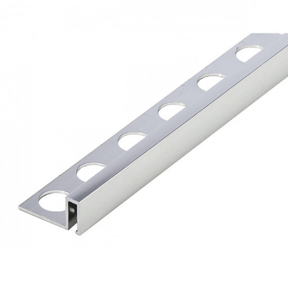 Listelo ¨t¨ Aluminio Brillo 10 Mm X 2,5 M