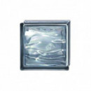 Ladrillo Cristal Prestige Agua Ultramar Blu 19X19X8 Cm