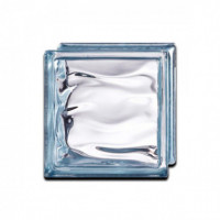 Ladrillo Cristal Prestige Agua Reflejo índigo 19X19X8 Cm