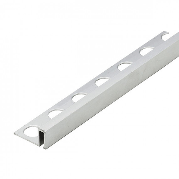 Listelo Aluminio Mate 10 Mm X 12 Mm X 2.60 M