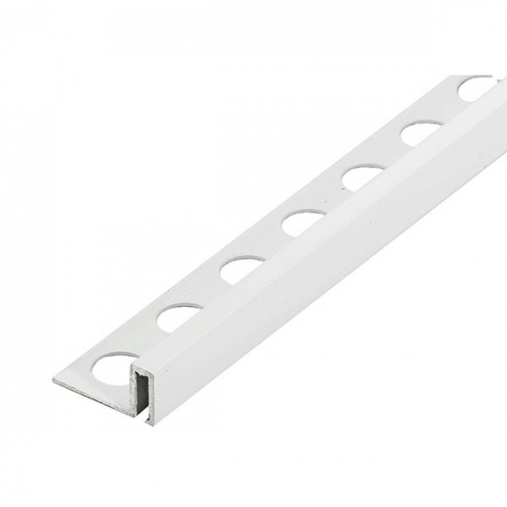 Listelo Aluminio Blanco 12 Mm X 12 Mm X 2.60 M