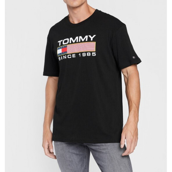 Camiseta TOMMY JEANS Twisted Logo Negra