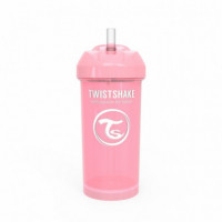 TWISTSHAKE Cup Pajita Rosa 360 Ml