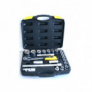 Juego Llaves Vaso Hexagonal 1/2-72 Dientes Cn Nivel 22 Piezas